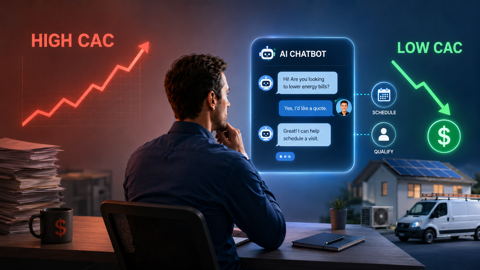 Cut Customer Acquisition Costs 50%+ with AI Chatbots