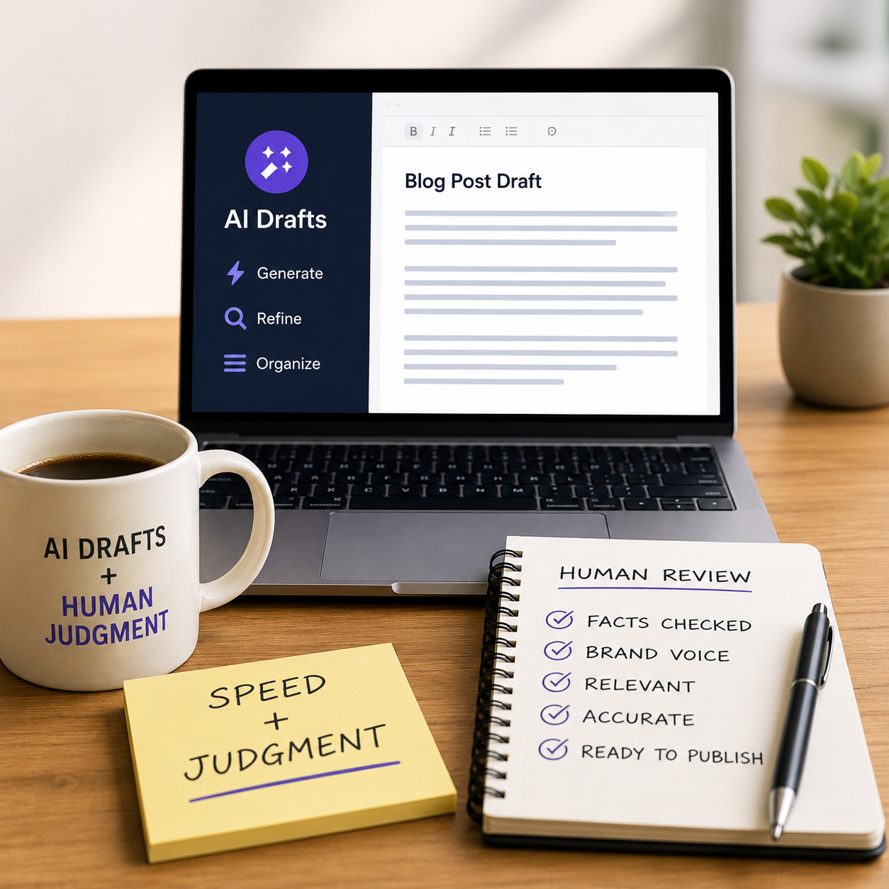 AI Content Generators Don't Replace You—Yet. Here's How to Use Them Right